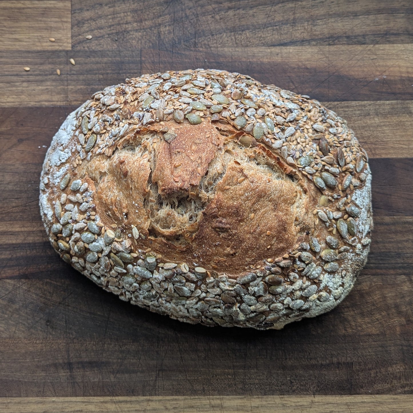 Organic 3-Seed Sourdough Batard - 22oz