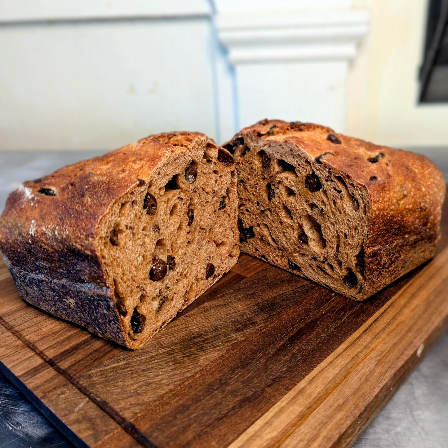 Sourdough Cinnamon-Raisin Bread