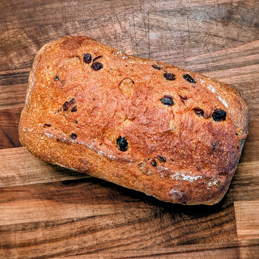 Sourdough Cinnamon-Raisin Bread