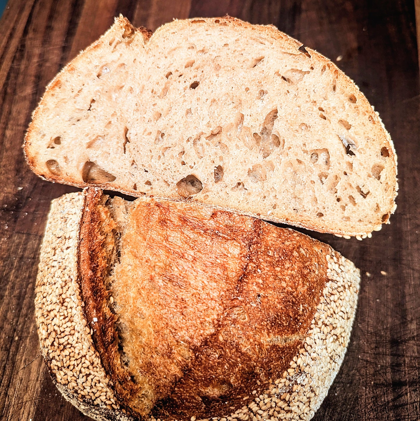 Sesame Crusted Sourdough