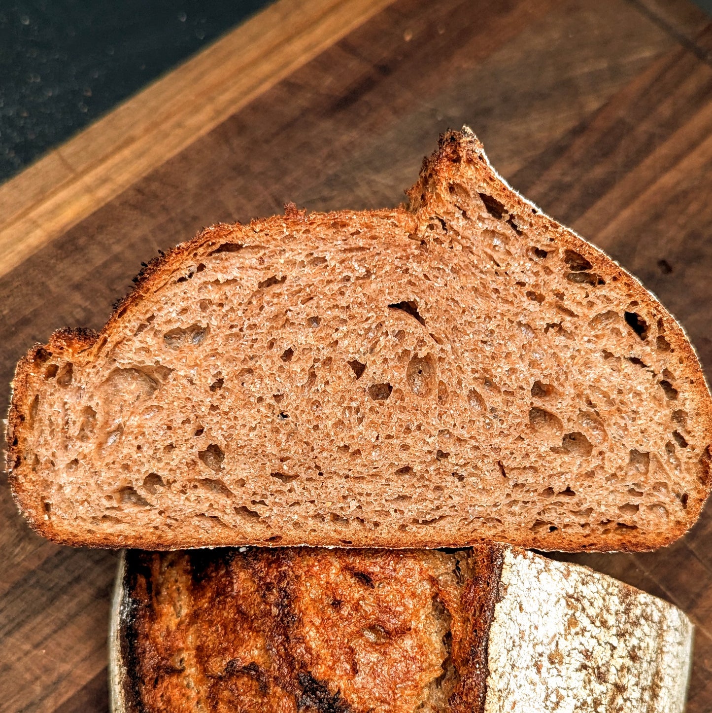 100% Whole Wheat Sourdough