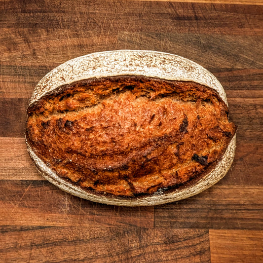 100% Whole Wheat Sourdough